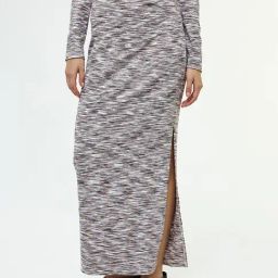 Cover Story Grey Solid Skirt-image-92