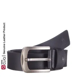 Kara Black Leather Waist Belt for Men-picture-3