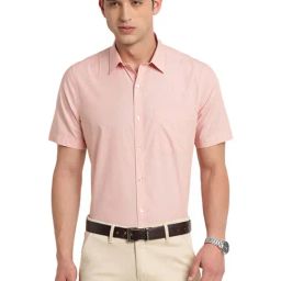 Turtle Rose Pink Cotton Regular Fit Shirt-picture-36
