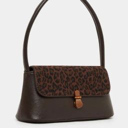 Styli Brown Printed Shoulder Handbag-17