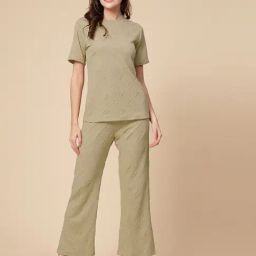 SELVIA Beige Maxi Co-Ord Set-image-15