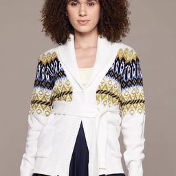 The Roadster Lifestyle Co. Self Design Geometric Sweater-picture-43