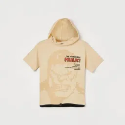 Fame Forever by Lifestyle Boys Beige T-Shirt-picture-25