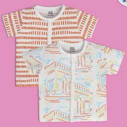 MINIKLUB Kids Multicolor Printed Vest (Pack Of 2)-image-98