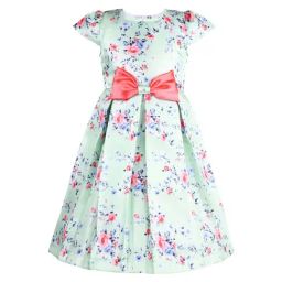 Wish Karo Kids Green Floral Frock-image-42