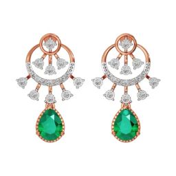 Joyalukkas 18k Gold & Diamond Dewy Blossom Earrings-image-77