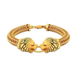 Joyalukkas 22k (916) Regal Roar Gold Bracelet For Men-image-37