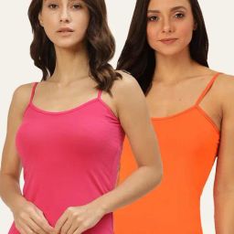 Lady Lyka Multicolor Camisole (Pack of 2)-image-84