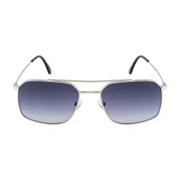Opium Grey Full Rim Square Sunglasses For Men-43