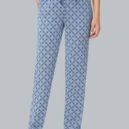 Van Heusen Blue Printed Lounge Pants-image-48