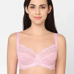 Wacoal Pink Lace Half Coverage Everyday Bra-28