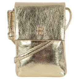 Baggit Gold Textured Extra Small Cross Body Bag-image-51