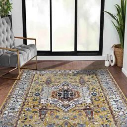 Obsessions Yellow Polypropylene Anti-Static Carpet - Extra Large-image-96
