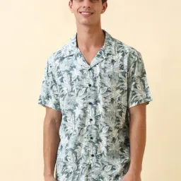 Allen Solly Blue Relaxed Fit Printed Shirt-picture-46