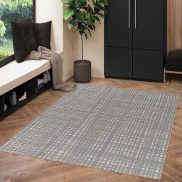 Obsessions Grey Non Shedding Contemporary Carpet - Large-10