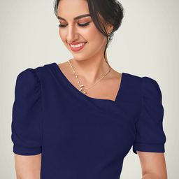 Dream Beauty Fashion Women Solid Puff Sleeve Top-picture-34