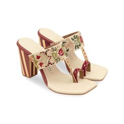 Aprajita Toor Embellished Ethnic Block Pumps image 1