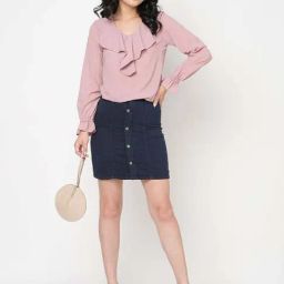 MISH Pink Embellished Top-image-36
