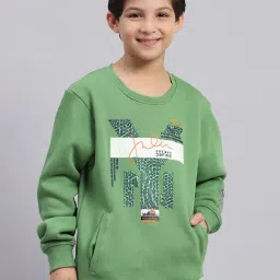 Monte Carlo Kids Green Printed Full Sleeves Sweatshirt-picture-20