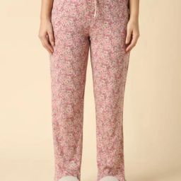 Van Heusen Maroon Relaxed Fit Printed Pyjamas-picture-48