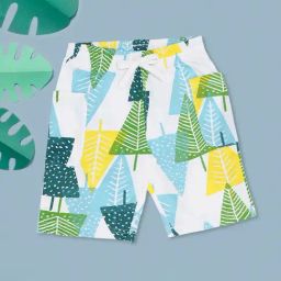 Pantaloons Junior Boys Bright White Printed Shorts-picture-34