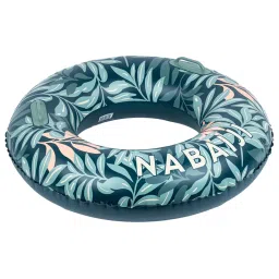 Nabaiji By Decathlon Large 92 Cm Inflatable Printed Pool Ring With Comfort Grips image 3