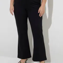 Gia by Westside Black Bootcut High-Rise Pants-picture-43