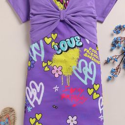 YK Print A-Line Dress-image-71