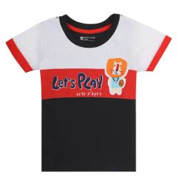 Bodycare Kids Multicolor Color Block T-Shirt-picture-13