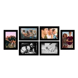 eCraftIndia Memory Wall Collage Photo Frame - Set of 6 Photo Frames for 6 Photos of 5'x7' image 3