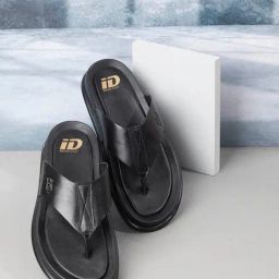 ID Men's Black Thong Sandals-image-50