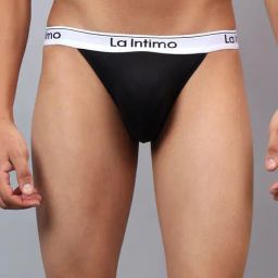 La Intimo Black Comfort Fit Briefs-image-83