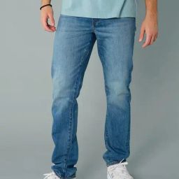 American Eagle Blue Cotton Regular Fit Jeans-image-24