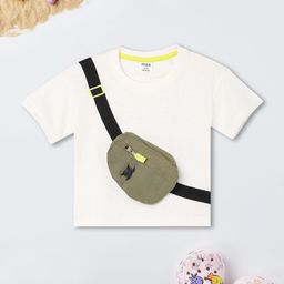 max Boys Printed V-Neck Pure Cotton T-shirt-picture-32