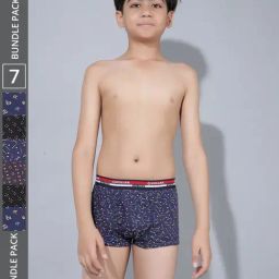 Dollar Bigboss Boys Multicolor Printed Trunks (Pack Of 7)-image-16