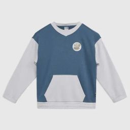 Puma Kids Blue Cotton Printed Full Sleeves Sweater-image-88