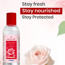 Meglow Set of 5 Glycerin with Rose Water For Nourished Glowing Skin - 100ml Each image 2