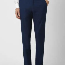 Van Heusen Navy Skinny Fit Trousers-picture-16