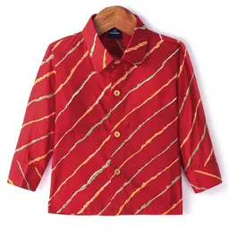 JAV CREATIONS Boys Classic Opaque Casual LaheriyaShirt-image-71
