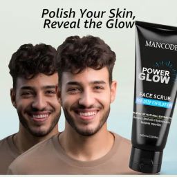 Mancode Power Glow Deep Exfoliation & Hydration Face Scrub - 100 ml image 5