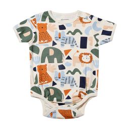 My Milestones Infant Boys Printed Cotton Bodysuit-67