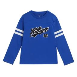 TOMMY HILFIGER Kettle Blue Printed Regular Fit T-Shirt-image-76