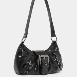 Styli Black Shoulder Handbag-image-13
