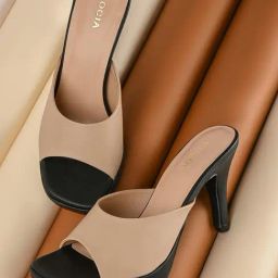 Rocia by Regal Women's Golden Casual Stilettos-image-75
