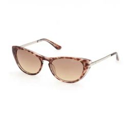 Guess Brown UV Protected Cat Eye Sunglasses for Women GUS77825559FSG-picture-39