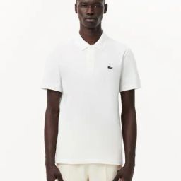 Lacoste White Regular Fit Polo T-Shirt-picture-2