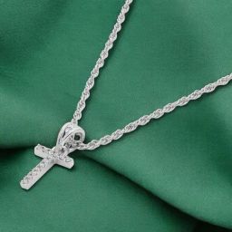 crash.club by CKC 925 Sterling Silver Elegant T Initial Pendant for Women-picture-47