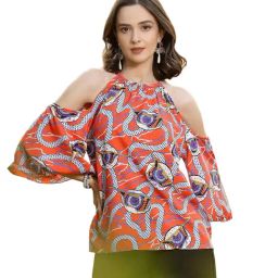 Melon by PlusS Red & White Printed Top-picture-14