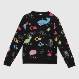 Puma Kids Black Cotton Printed Full Sleeves Sweater-image-49