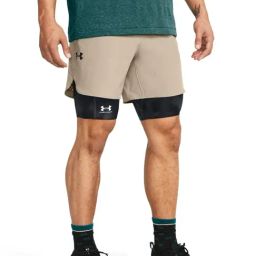 Under Armour Brown Fitted Shorts-image-8